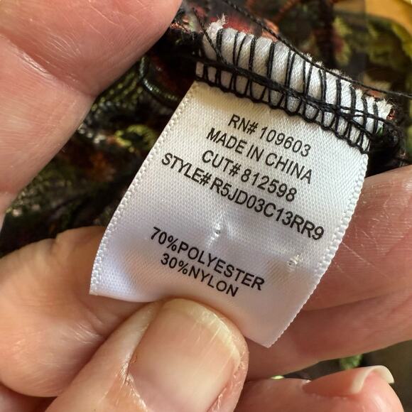 Rabbit Rabbit Rabbit Sheer Embroidered Floral Shrug Whimsigoth 4XL Darkfairy - Picture 7 of 11